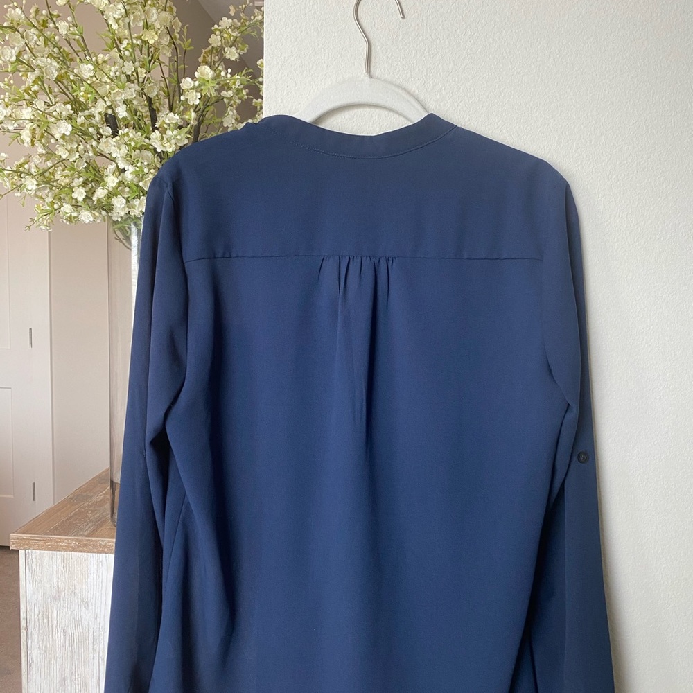 Sheer button up shirt